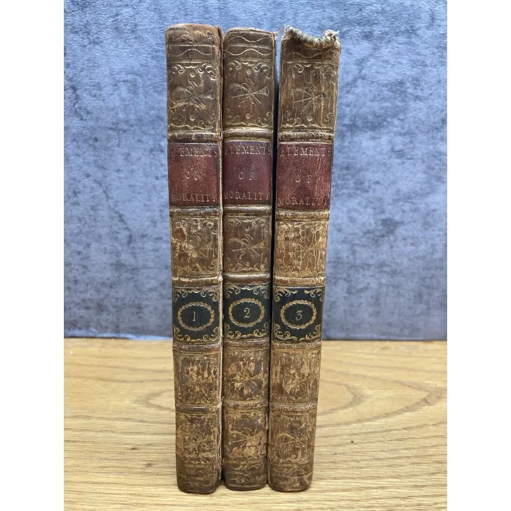 1792 Elements of Morality for the Use of‎ Children The Third Edition Volume Set